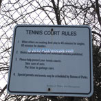 Laurelhurst Park Tennis Rules