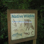 Northwest Portland audubon Society Wildlife sign
