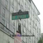 Downtown Portland Pearl District Sign