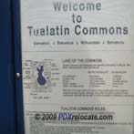 Tualatin Oregon Common Lake Sign 