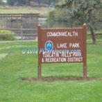 Commonwealth Lake Sign
