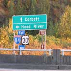 Corbett Oregon Sign on the Corbitt Hill Rd
