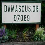 Damascus Oregon Sign