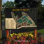 king city oregon welcome sign