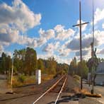 Milwaukie Oregon Train Tracks