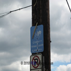 Downtown Portland Lair Hill Condominiums Street Sign