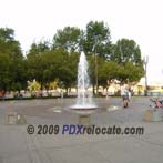 Downtown Portland Waterfront Fountains