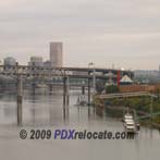 Downtown Portland Bridge View