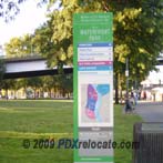 Downtown Portland Riverfront Sign