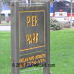 Pier Park Sign