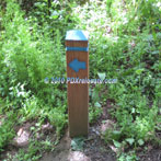 Mt Tabor Trail Marker