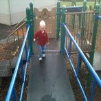 Cedar Mill Park Playground Bridge