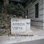 Arbor Vista Sign