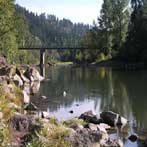 Sandy River taken in Sandy, Oregon