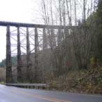 Vernonia Oregon Railroad Bridge Structure